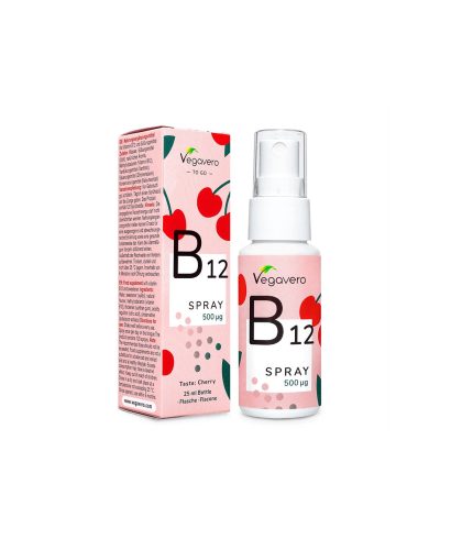 В12 Spray/ Витамин В12 (Метилкобаламин) / Орален спрей, 25 ml, 100% Vegan Vegavero