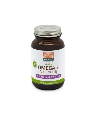 Веган Омега-3 от водорасли, DHA 210 mg/ EPA 70 mg х 60 капсули