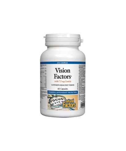 Vision Factors Формула за силно зрение, 60 капсули Natural Factors