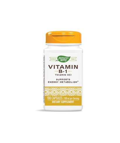 Vitamin B-1/ Витамин В-1 100 mg x 100 капсули Nature’s Way