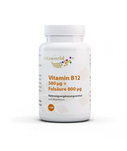 Vitamin B12 + Folsäure / Витамин B12 + Фолиева киселина, 180 таблетки