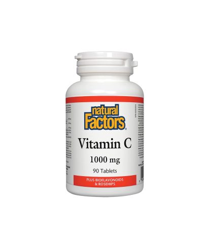 Vitamin C 1000 mg Bioflavonoids and Rosehips / Витамин С 1000 mg с Шипка и Биофлавони x 90 таблетки Natural Factors