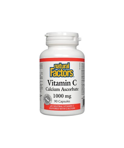 Vitamin C / Витамин С (калциев аскорбат), 1000 mg, 90 капсули Natural Factors