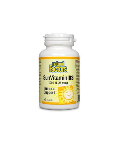 Vitamin D3/ Витамин D3 1000 IU, 90 таблетки Natural Factors
