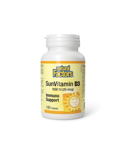 Витамин D3 - Силен имунитет, 1000 IU Natural Factors