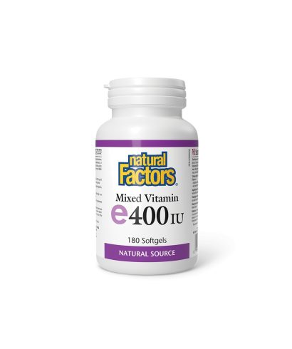Витамин Е (токофероли микс) - антиоксидант, 268 mg/ 400 IU Natural Factors