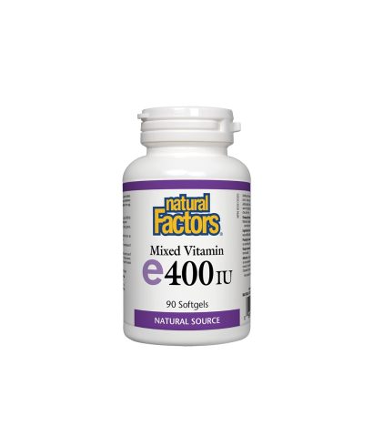 Vitamin E/ Витамин Е (токофероли микс) х 90 софтгел капсули Natural Factors