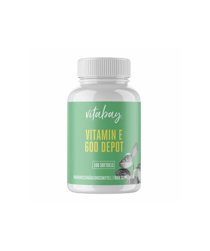 Vitamin E - Витамин Е 300 IU, 200 софтгел капсули Vitabay