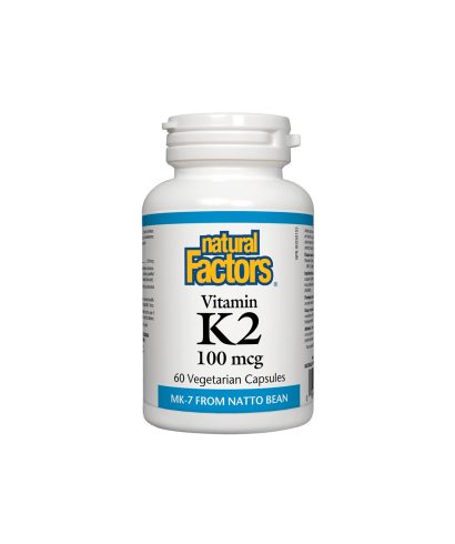 Vitamin K2/ Витамин К2 (MK-7) 100 mcg х 60 капсули Natural Factors
