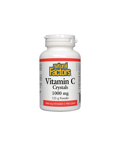 Витамин С, прах - Vitamin C Crystals 1000 mg, 250 дози Natural Factors