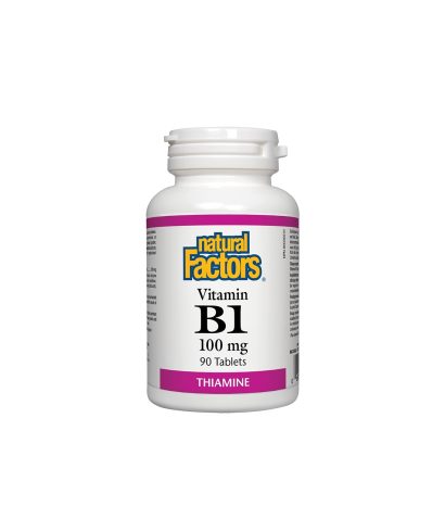 Vitamin B1/ Витамин В1 100 mg х 90 таблетки Natural Factors
