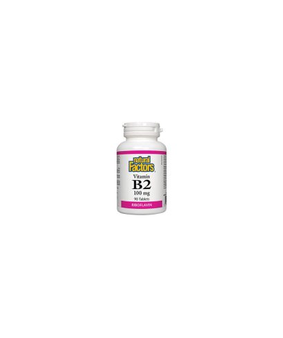 Витамин В2 (рибофлавин) - Vitamin B2 100 mg, 90 таблетки Natural Factors