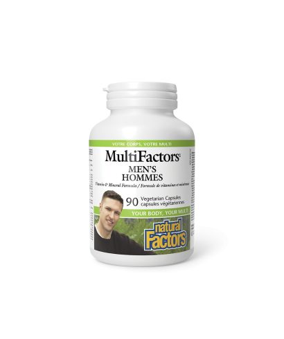 Витамини и Минерали за Мъже MultiFactors, 90 V капсули Natural Factors