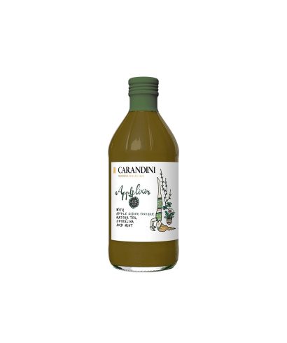 Ябълков оцет + Матча, Спирулина и Мента, 500 ml