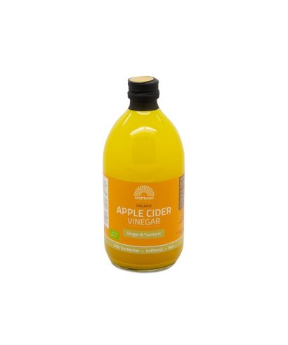 Ябълков оцет с джинджифил и куркума (Organic), 500 ml Mattisson Healthstyle