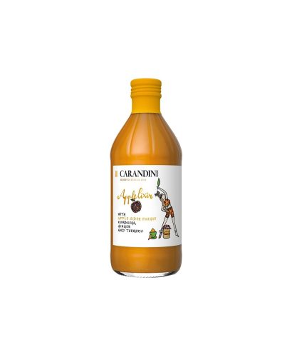 Ябълков оцет с комбуча, джинджифил и куркума, 500 ml