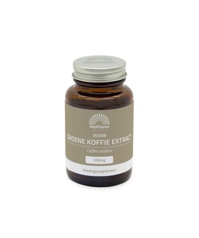 Здравословно отслабване - Зелено кафе, 500 mg x 60 капсули