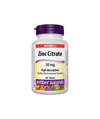 Zinc Citrate / Цинк (цитрат), 50 mg, 180 таблетки