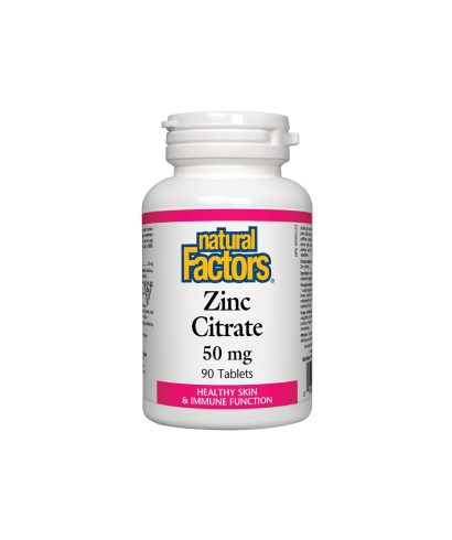 Zinc Citrate / Цинк (цитрат) 50 mg х 90 таблетки Natural Factors