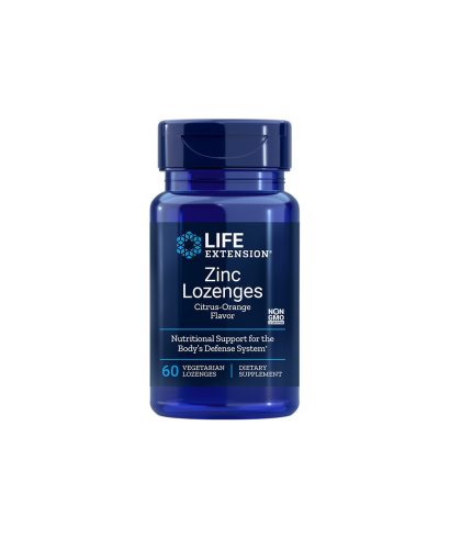 Zinc Lozenges / Цинк х 60 таблетки за смучене с вкус на портокал