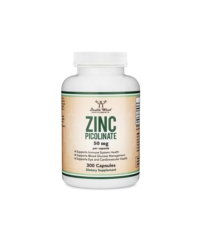 Zinc Picolinate/ Цинк (Пиколинат), 300 капсули Double Wood