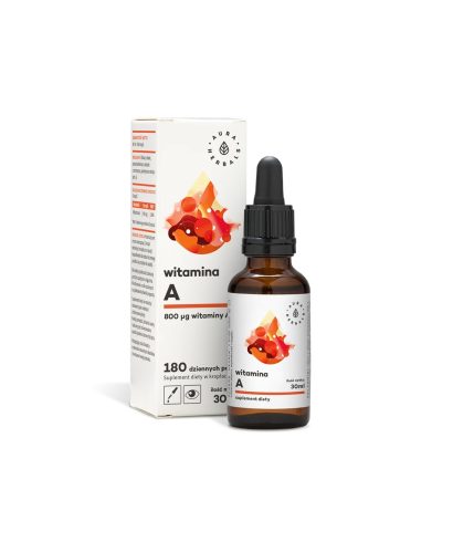 Зрение и имунитет - Витамин А, 30 ml капки Aura Herbals