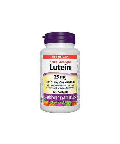 Зрение - Лутеин 25 mg + Зеаксантн 5 mg, 175 софтгел капсули