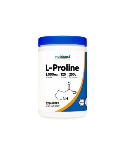 Кости и стави - L-Пролин, 2000 mg х 250 g, прах