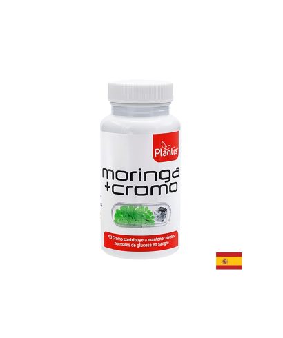 Отслабване и контрол на апетита - Моринга 500 мг & хром 40 µg - Moringa + Cromo Plantis®, 60 капсули