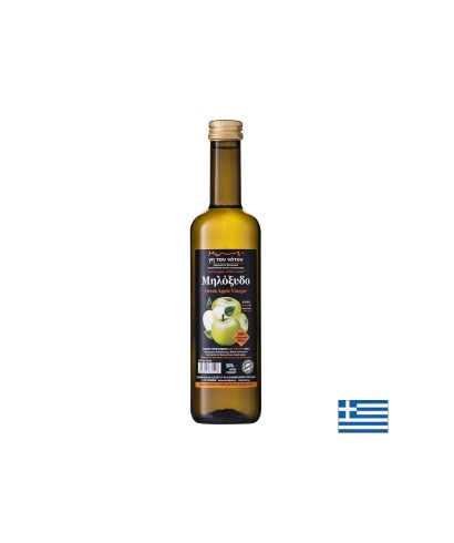 Чист и натурален гръцки ябълков оцет, 500 ml
