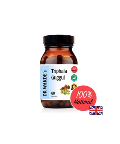 Трифала Гугул (Triphala Guggul) - При висок холестерол, затлъстяване и хемороиди, 60 капсули
