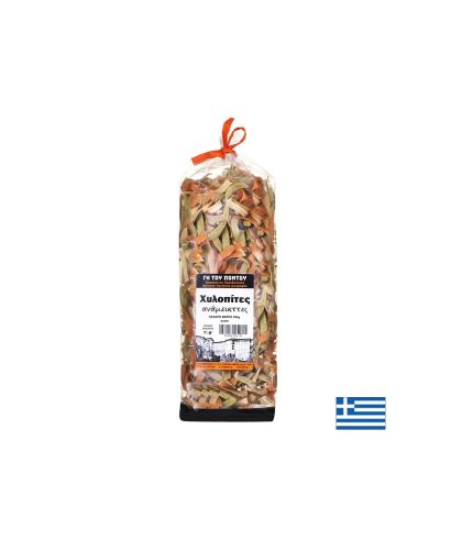 Трицветна критска паста с три вкуса – спанак, домат и чушка, 500 g