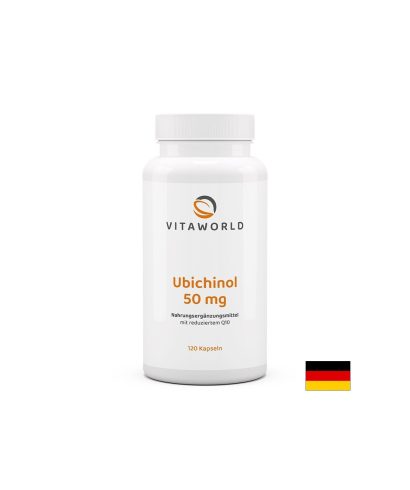 Здраво сърце и енергия - Коензим Q10 (убиквинол), 50 mg x 60 капсули