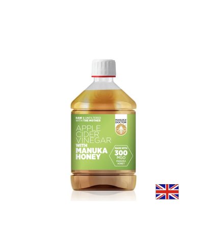 Ябълков оцет + мед от манука (300 MGO) - Apple Cider Vinegar with Manuka Honey (300 MGO), 500 ml
