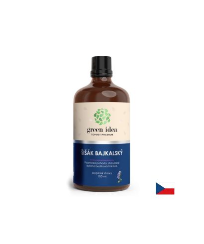 Безсъние и имунитет - Шлемник байкалски, 100 ml тинктура (без алкохол)