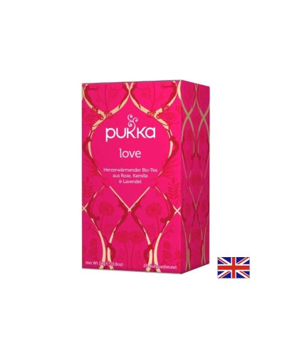 Билков Био чай Pukka love, 20 филтърни пакетчета