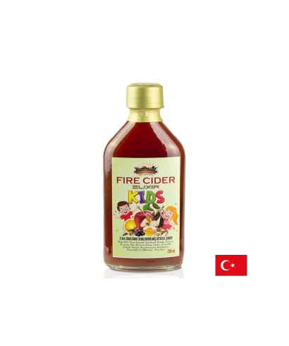 Имуноукрепващ еликсир за деца – ябълков оцет с мед и билки, 200 ml