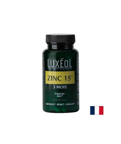 Цинк (цитрат) за имунитет, коса и кожа, 15 mg х 90 капсули