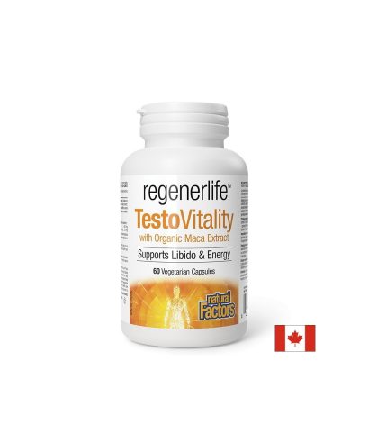 Формула за мъже TestoVitality Regenerlife™ - Тестостерон, енергия и мъжка виталност, 60 капсули
