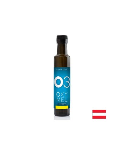 Био сок от морски зърнастец с мащерка и градински чай Oxymel 3 - За дихателната система, 250 ml