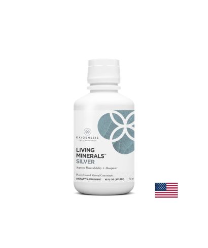 При кожни раздразнения - Течно сребро Living Minerals, 473 ml