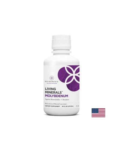 Улеснява разграждането на аминокиселини и токсини - Молибден Living Minerals, 473 ml
