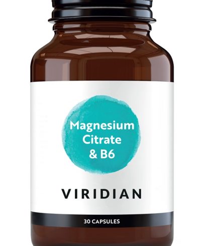 Магнезиев цитрат с B6 –Viridian, 30 капсули