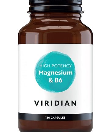 Магнезий 300 мг с B6 (високо потенциран) – Viridian-120 капсули
