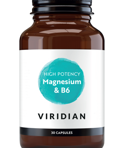 Магнезий 300 мг с B6 (високо потенциран) Viridian-30 капсули
