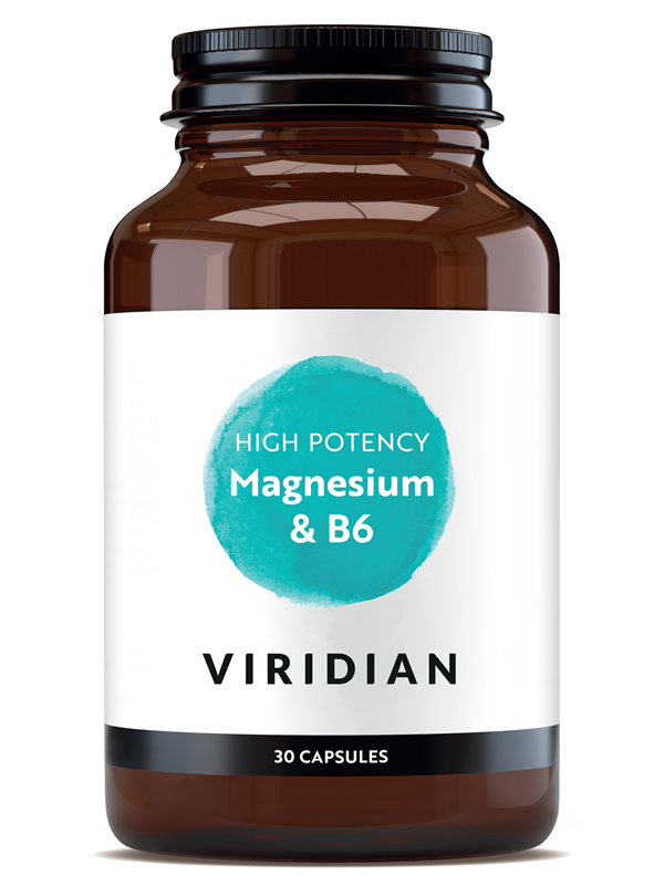 Magnezii-B6-30-viridian-vivashop Магнезий 300 мг с B6 (високо потенциран) Viridian-30 капсули