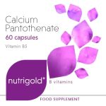 Vitamin-B5-calcium-pantothenate-nutrigold 1 Витамин B5 (калциев D-пантотенат) 500 мг - 60 капсули Nutrigold