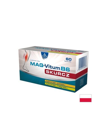 Магнезий 100 mg + Калий 300 mg + Витамин B6 При крампи, умора и електролитен дисбаланс 60 капсули
