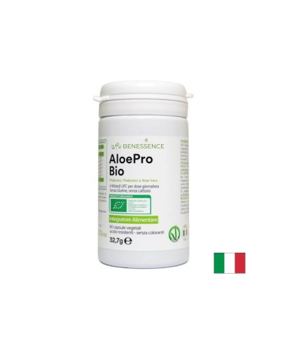 Aloe Pro Алое вера + пробиотици и пребиотици – за добро храносмилане, баланс и имунна защита, 60 капсули