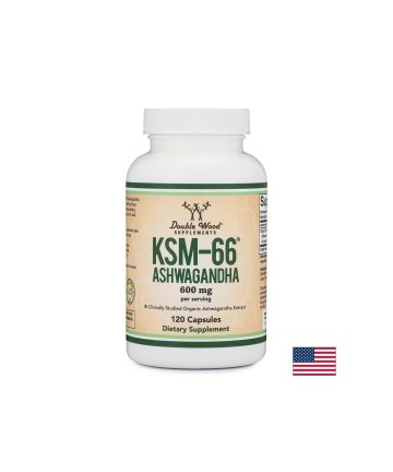 Ашваганда KSM-66® – антистрес, фокус, енергия - Екстракт с клинично доказан ефект 600 mg, 120 капсули за 2 месеца прием